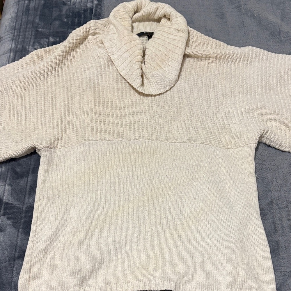 BCBG Cream Knit Sweater - Vintage
